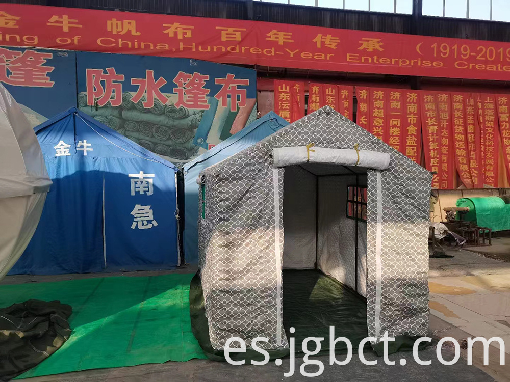 Customized processing of cotton tents
